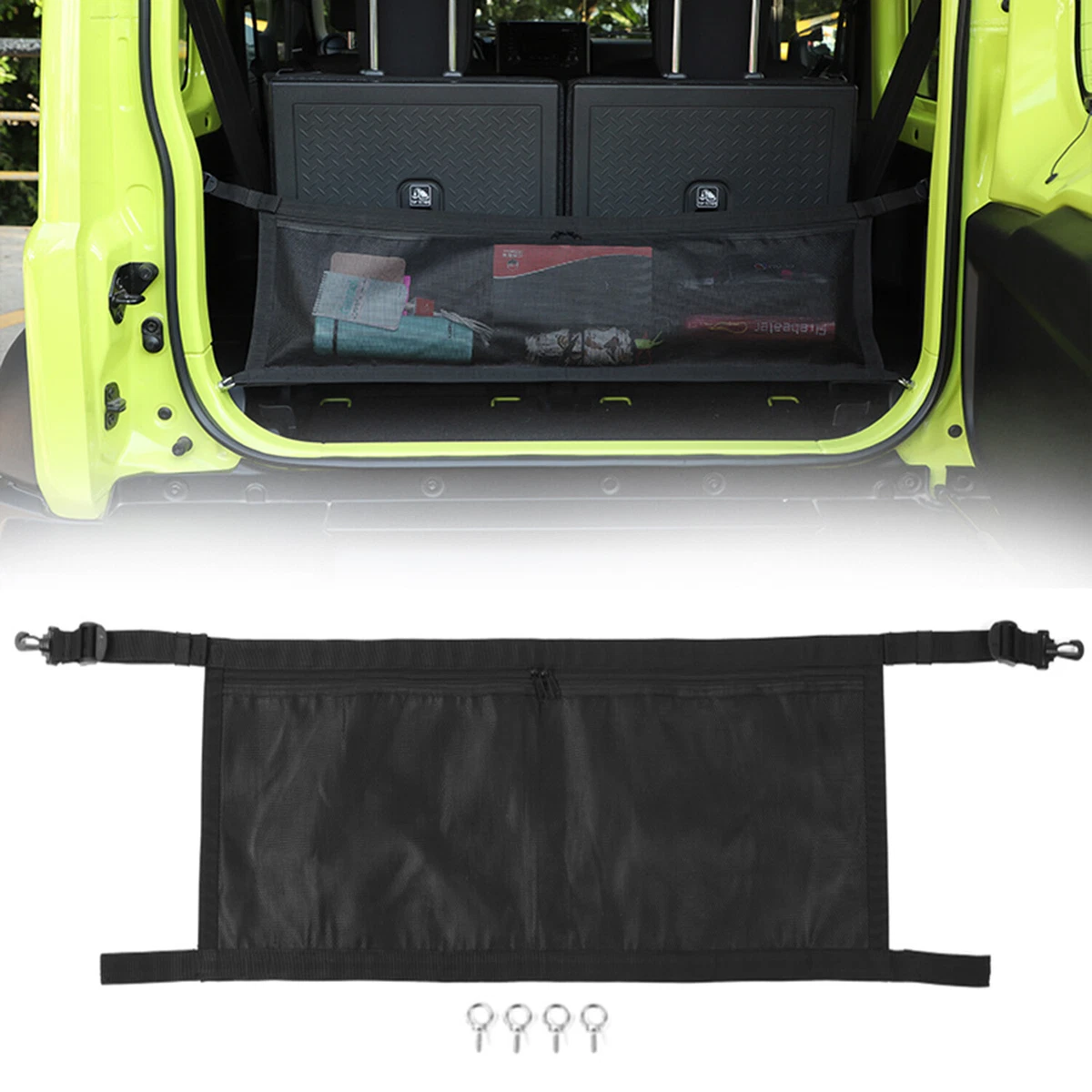 For Suzuki Jimny 2019 2020 2021 2022 Rear Cargo Net Trunk