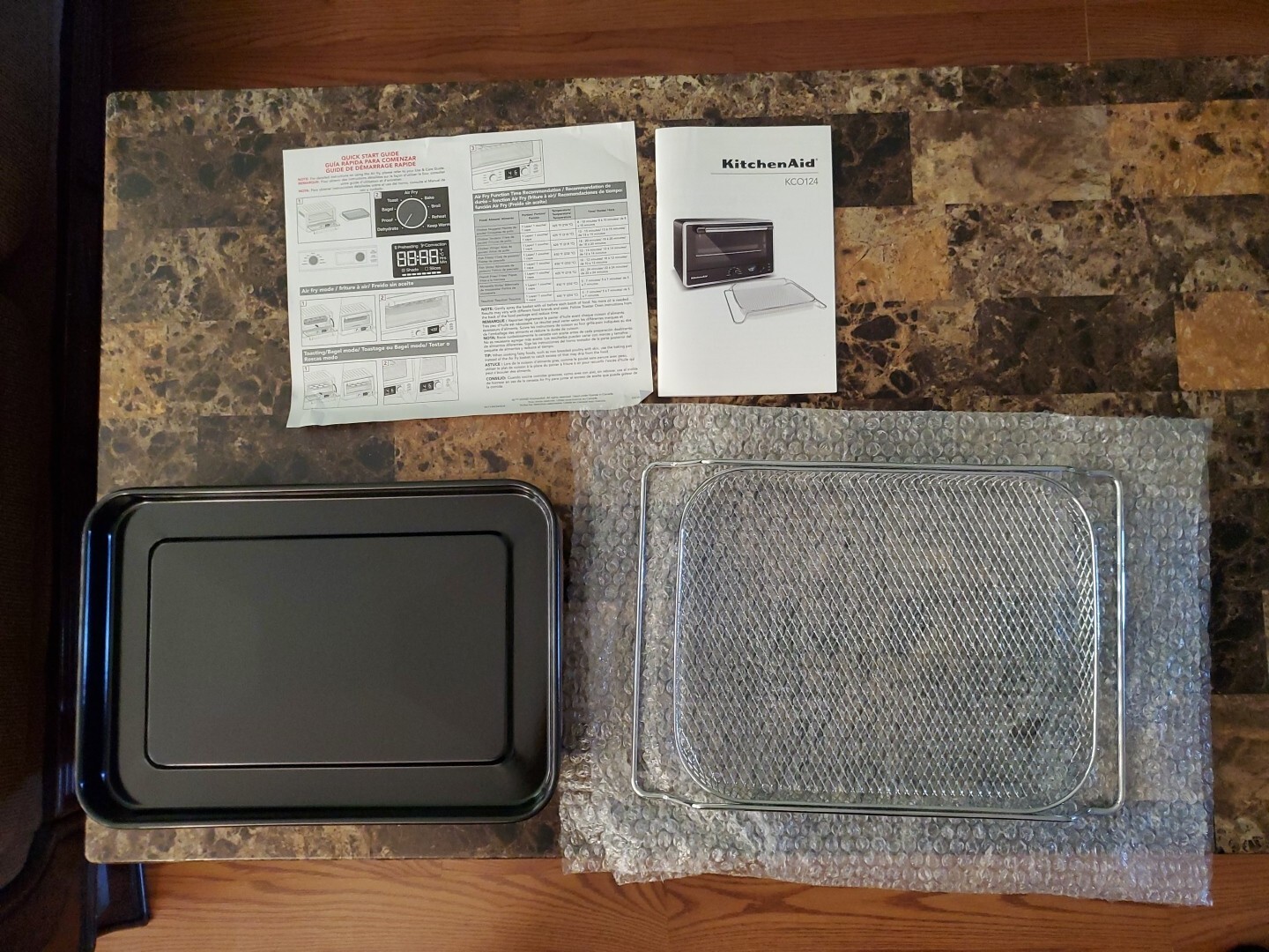 Accessories 4 KitchenAid KCO124 Air fry basket + 9x13 baking pan + Manual 883049593203 eBay