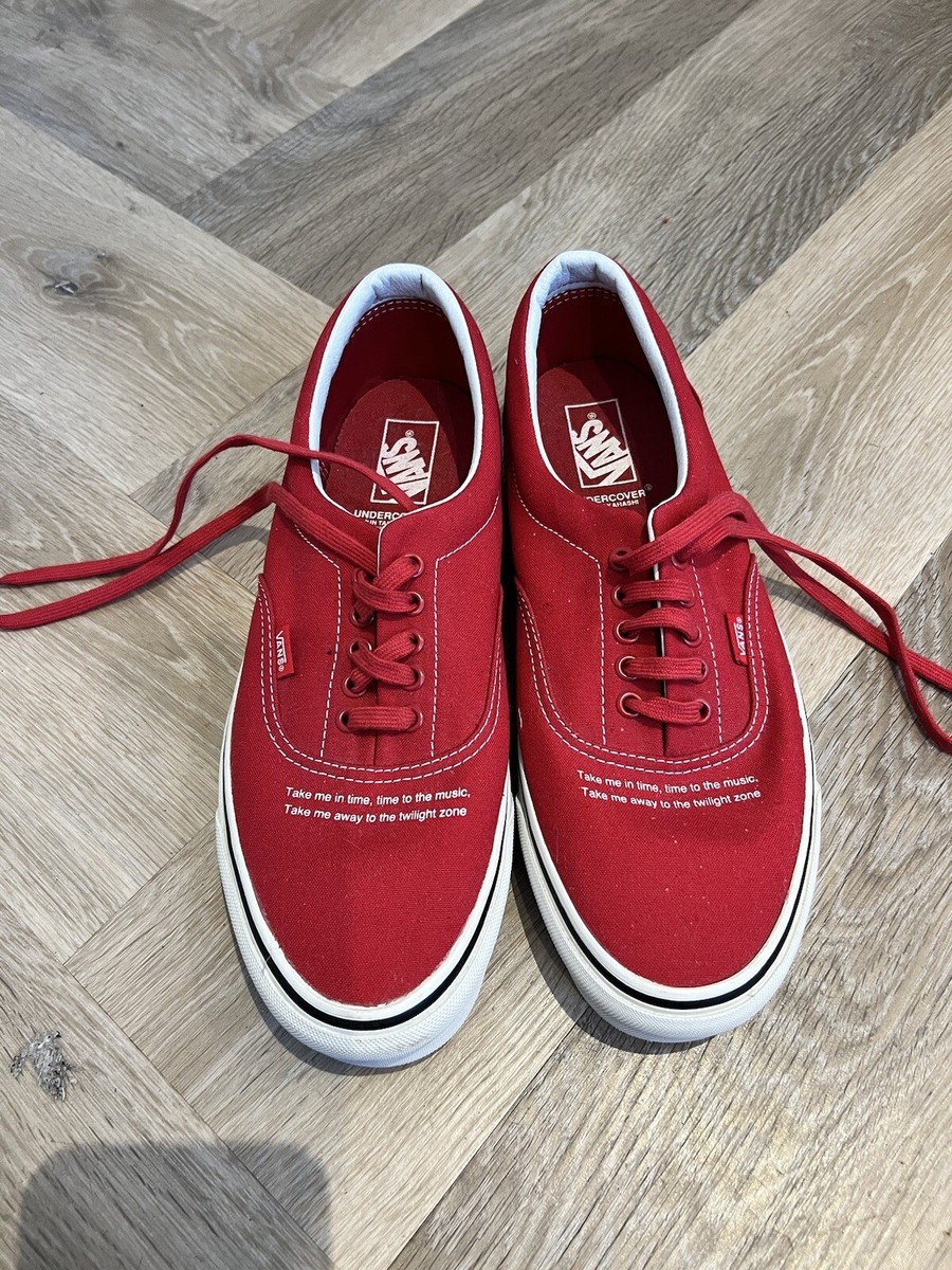 Vans Undercover Jun Takahashi men's red trainers UK UK