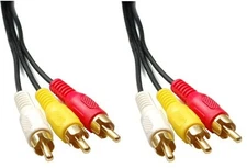 PTC Gold Series RCA Composite Audio/Video Cable | Male to Male | 25'ft
