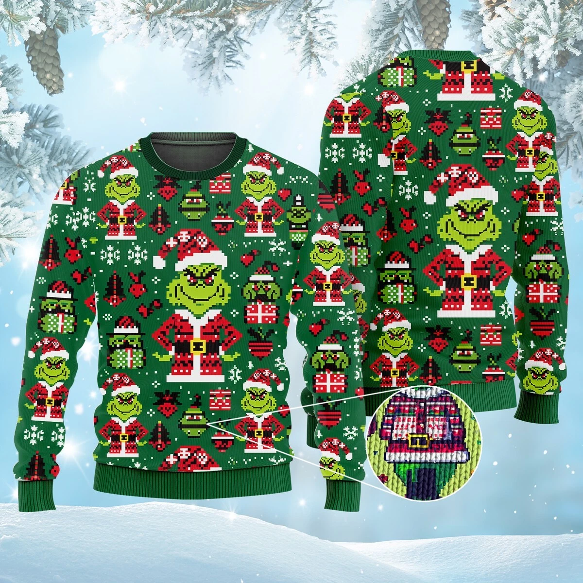The grinch xmas jumper cheap