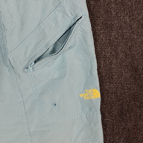 The North Face Womens Size 10 Board Shorts Floral Aqua Green Drawstring Pockets - Picture 9 of 14