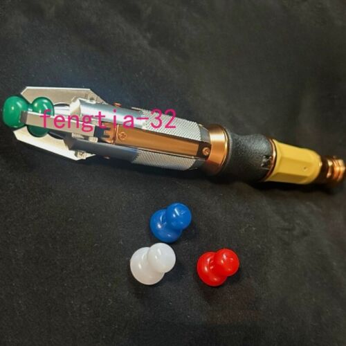Doctor Who 11. Metall Sonic Schraubendreher Cosplay Requisiten Replik LED Licht Geschenk NEU - Bild 2 von 11