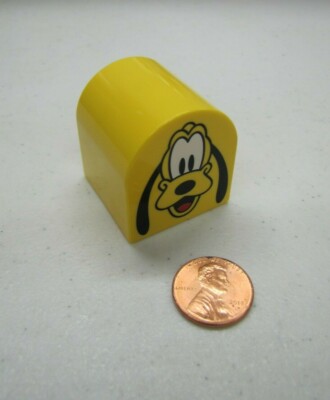 Lego Duplo Disney Pluto Dog Part Curved Specialty Printed Block House