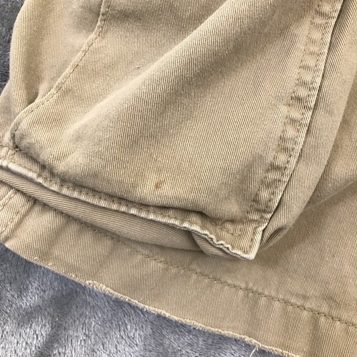 Pantalones Cortos Polo Jeans Carga Para Hombres 38 Marrón Ralph Lauren Militar Excedente Y2K Sueltos - Imagen 4 de 11