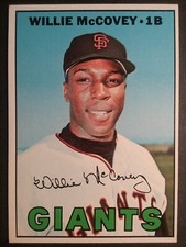 1967 TOPPS BASEBALL #480 WILLIE MCCOVEY GIANTS NEARMINT