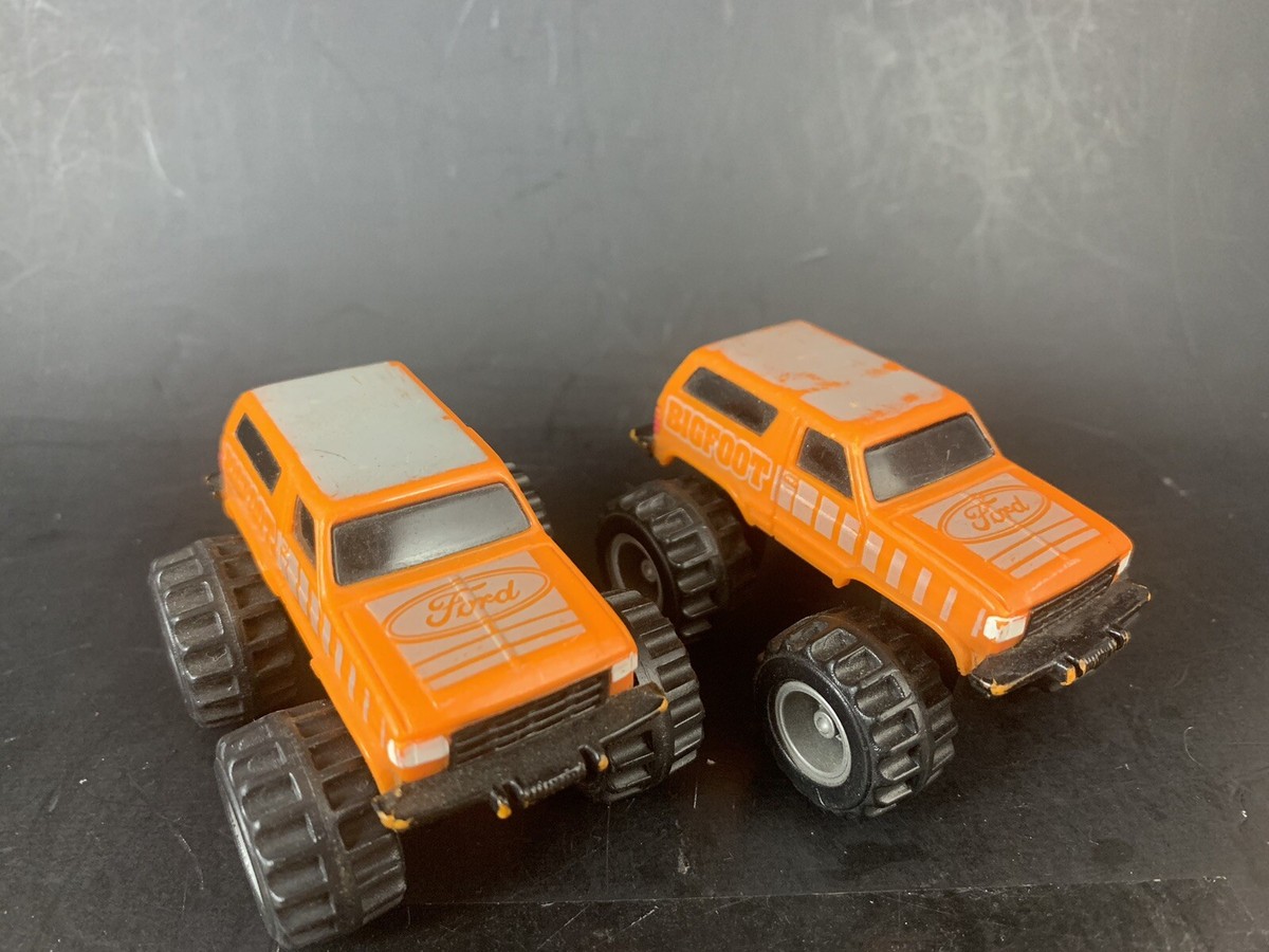 BIGFOOT Orange Bronco Monster Truck Vintage McDonald's Plastic Toy
