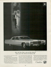1969 Cadillac Fleetwood Brougham Finest Car Of Them All Photo Vintage Print Ad