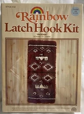 Rainbow Creations PHOENIX Latch Hook Kit 15"x36" #32 Vtg 1978 Sealed