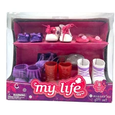 My Life As Accessories Gift Set for 18 Inch Doll, 6 Pairs of Shoes, 2 Purses