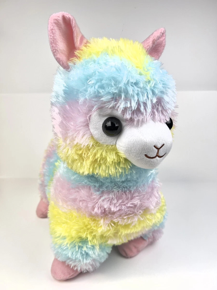 Alpaca Rainbow Plush Stuffed Animal Amuse Collection AlPacasso