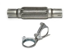 Für Opel Uni Flexrohr Flexstück Hosenrohr Auspuff 45x200 / 310MM + 2 Schellen