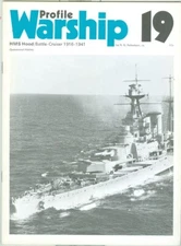 Profile Warship 19-WWII-Royal Navy-HMS HOOD-Battle-Cruiser-Design-Detail-RARE!