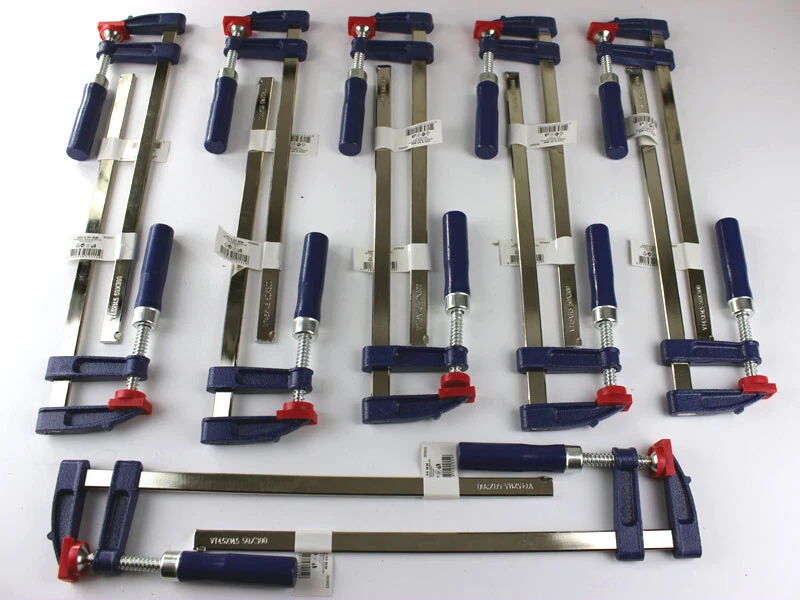 12 x Schraubzwinge Set 300x50 Zwinge Leimzwinge Klemmzwinge Einhandzwinge - Bild 1 von 1