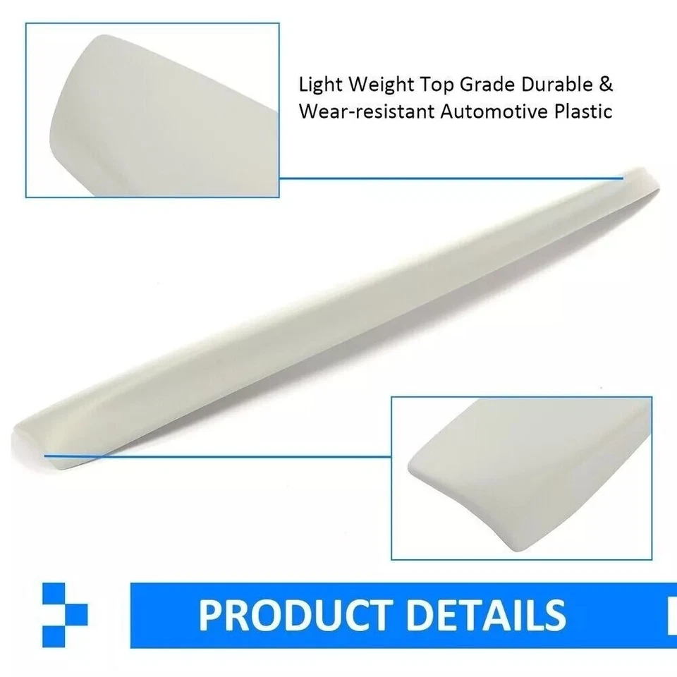 Rear Trunk Lip Spoiler Wing For 1991-1996 Chevrolet Caprice Impala Primer Gray - Image 3 of 4