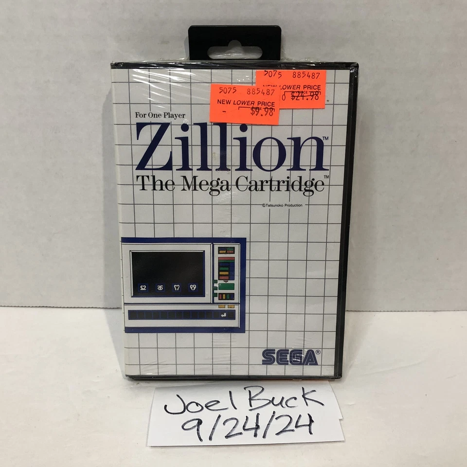 Zillion (Sega Master System SMS 1987) NEW FACTORY SEALED, RARE! - Image 3 of 4