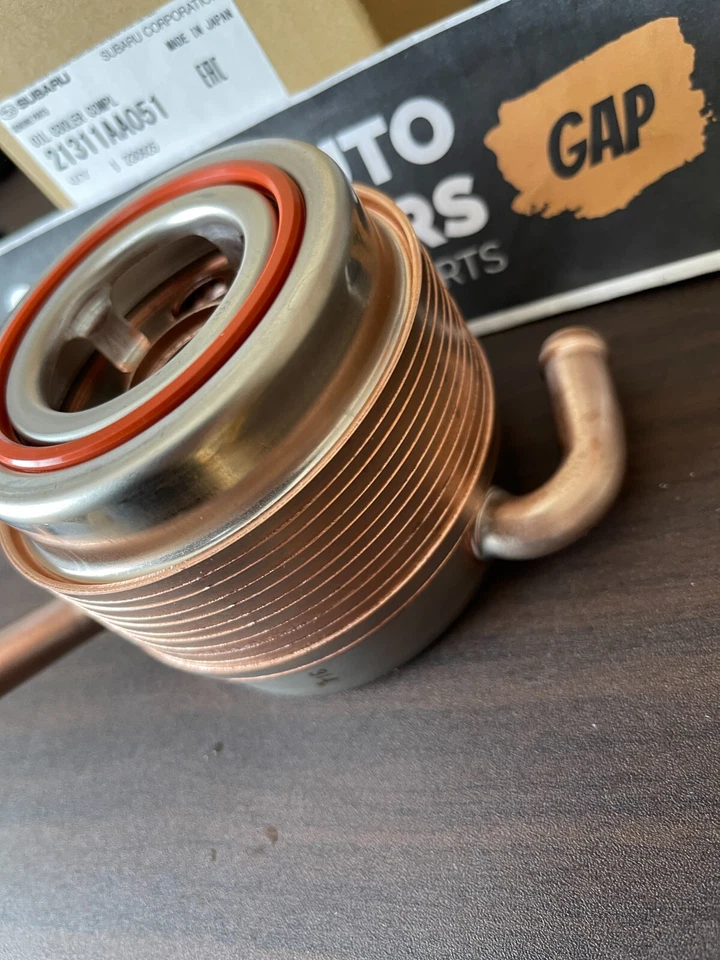 Genuine Subaru OEM Impreza WRX STI Legacy Outback EJ205 EJ255 Oil Cooler Turbo - Image 2 of 4