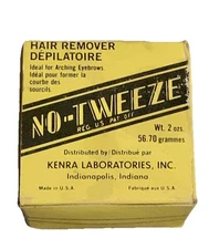VINTAGE NEW No-Tweeze Hair Remover Waxing by Kendra Laboratories USA 2oz UNUSED