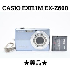 Excellent Condition CASIO EXILIM EX Z600 Blue with Battery and Strap Compact Dig
