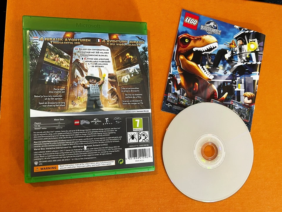 Lego Jurassic World XBOX ONE Version FR, photo 2 sur 2