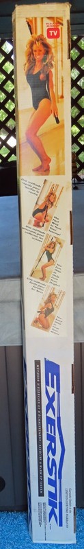 Vintage 1992 Farrah Fawcett Exerstik Exercise  Exerstick Warm Up Bar  In Box EX
