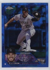 2023 Topps Chrome Sapphire Edition CJ Cron #63 10vb