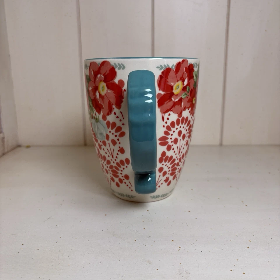Caneca The Pioneer Feminina Vintage Floral 26 Oz Talheres Latte Cup - Imagem 2 de 4