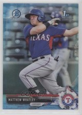 2017 Bowman Draft Chrome Sky Blue Refractor 153/399 Matthew Whatley #BDC-121 8k4