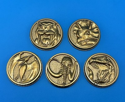 #ad #ad Power Rangers Mighty Morphin Legacy Coin Set Of 5 Only Fast Shipping $99.99