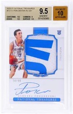 Panini National Treasures Aleksej Pokusevski #121 BGS 9.5 Auto 10