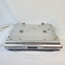 Sony ICF-CDK50 Under Cabinet Space Saver CD AM FM Radio Aux- NO REMOTE - TESTED