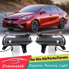 Led Drl For Kia K3 Forte Cerato 2019-2021 Daytime Running Light Fog Lamp W Turn