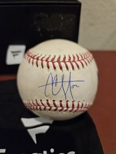 CC Sabathia Autographed Baseball Game Used MLB COA Fantatics Underwraps