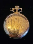 Antique 1908 Waltham Pocket Watch – Fancy Gold Star Dial – Running
