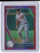 2021 Panini Prizm Draft Picks Red Purple Hyper Daniel McElveny #166