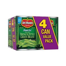 French Style Green Beans Canned Vegetables 14.5 oz Can Pack of 4
