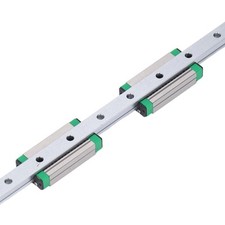 2Pcs Y Axes Guide Rail 3D Printer Linear Guide Rail With Slide Blocks For New
