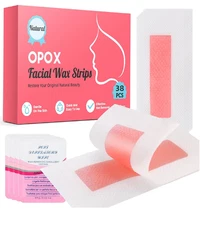 38PCS Facial Wax Strips for Hair Removal