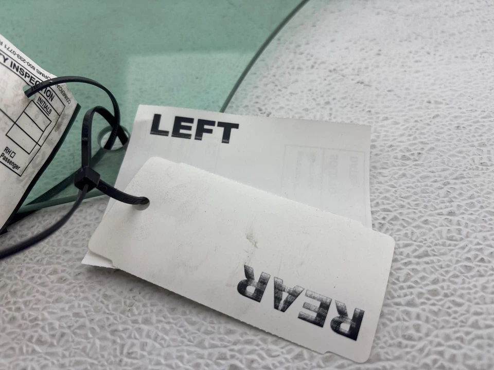 Audi A4 Allroad Quattro 2009-2016 puerta trasera izquierda lado del conductor ventana vidrio fabricante original Foto 4 de 4