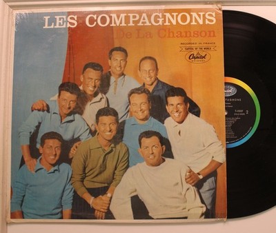 Les Compagnons De La Chanson Lp Self-Titled On Capitol - Vg+ To Vg++ shrink