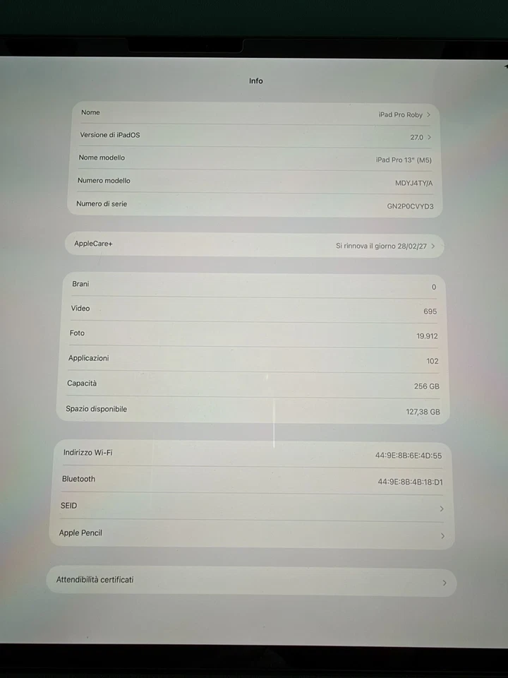 Apple iPad Pro 13-inch (M5) · 256GB · Wi-Fi, foto 2 di 3