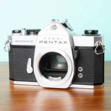 [MINT] PENTAX  SPOTMATIC SP  Silver SLR body FILM CAMERA #84