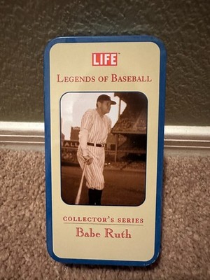 2004 LIFE Legends of Baseball Babe Ruth Collector Watch Tin NOS Untested