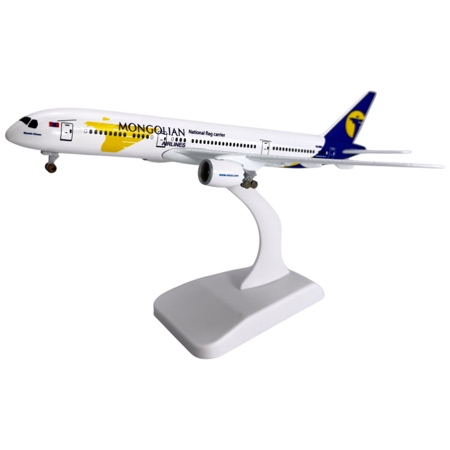 Mongolian Airlines Boeing 787 Diecast Metal Aircraft Model Plane Gift - 1/300 Sc