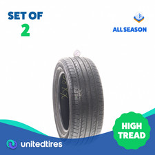 Set Of 2 Used 21555r16 Nexen Npriz Ah8 97h - 8.532