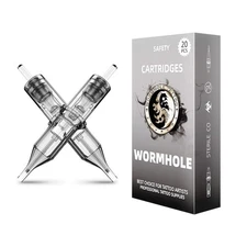Wormhole Tattoo Cartridge Needles 5RL Tattoo Cartridges Professional Disposab...
