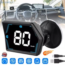 Universal Car Digital Speedometer GPS HUD Head Up Display MPH Overspeed Alarm