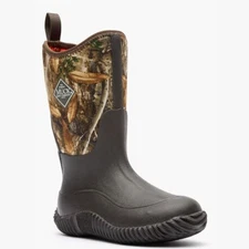 Muck Boot Company Unisex Kids' Hale Waterproof Boot Brown/Realtree Edge - KBRTE,