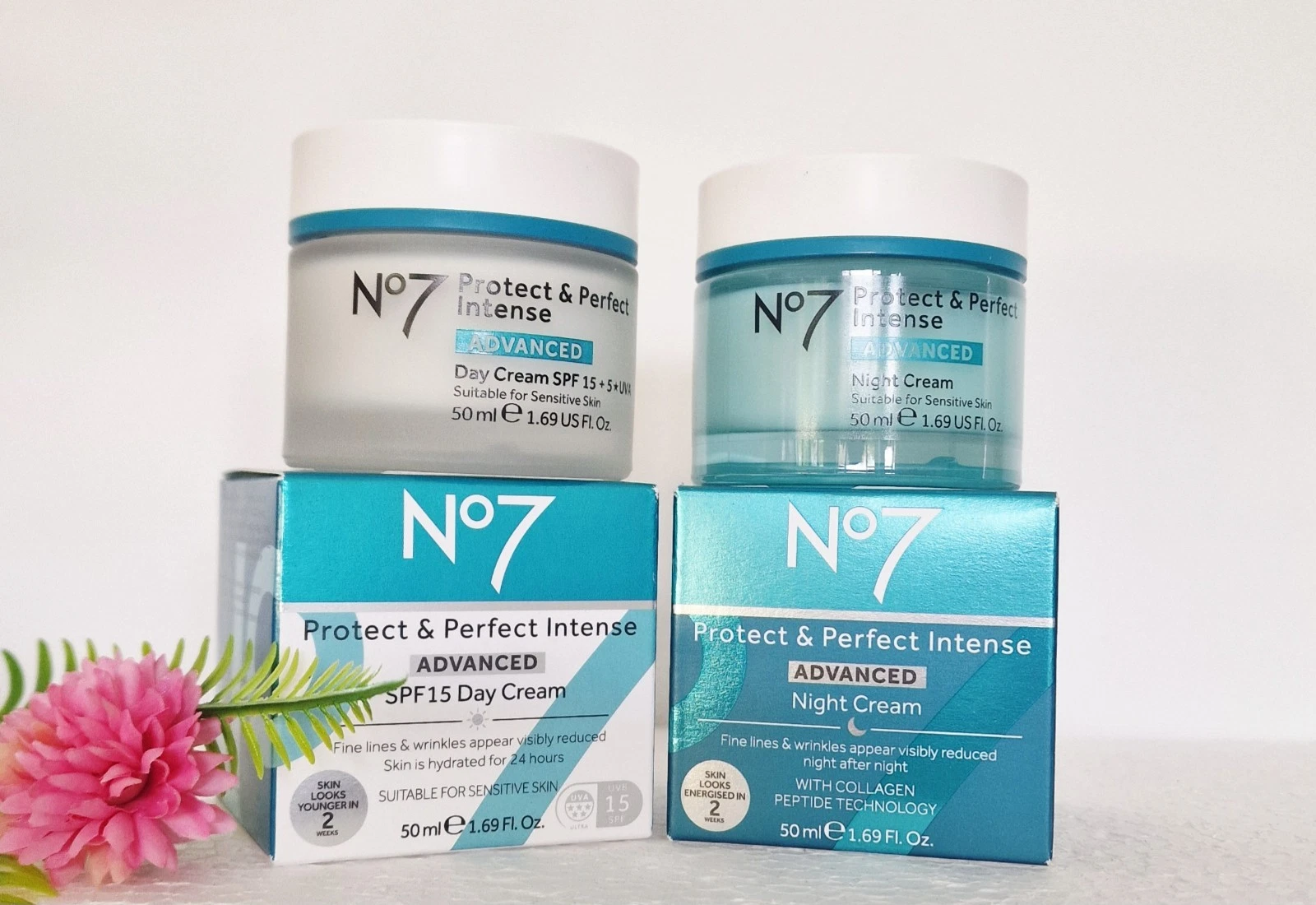 Duo Set No7 Protect & Perfect Advanced Day and Night Cream PLUS FREE MINI GIFT