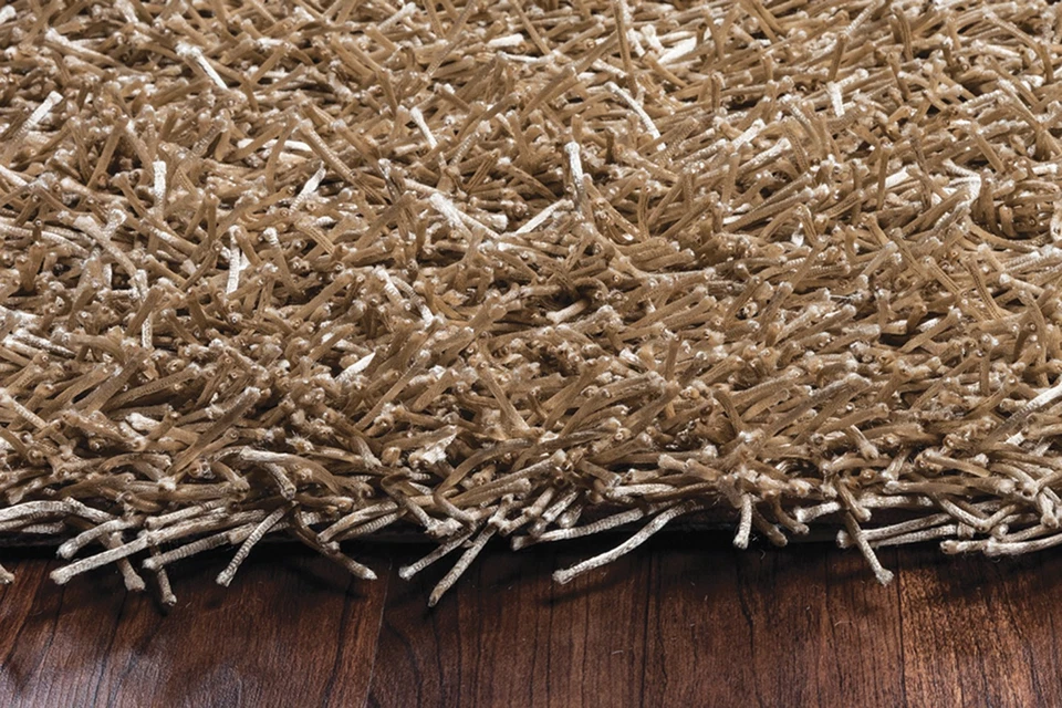 3x5 Rizzy Rugs Beige Solid Monochrome Plush Door Mat KM2318 - Aprx 3' 6" x 5' 6" - Image 2 of 3